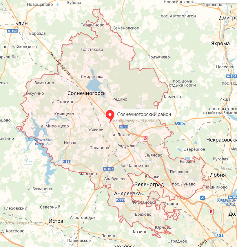 солнечногорский район
